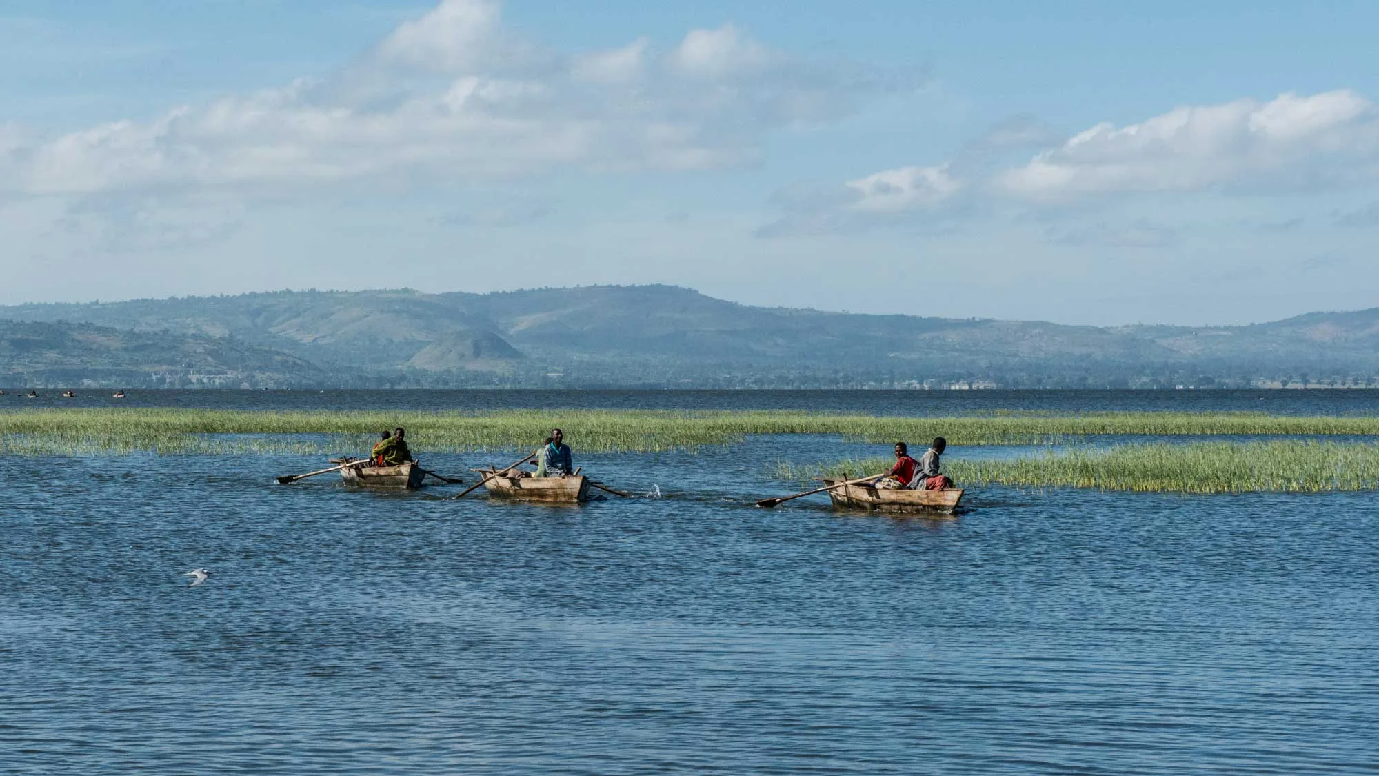 Ethiopia fishermen on Lake Ziway Ethiopia fishermen on Lake Ziway